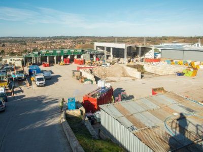 Commercial waste site in Dorset